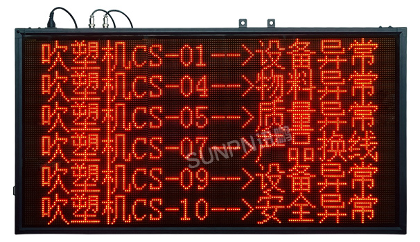 安灯呼叫点阵看板系列